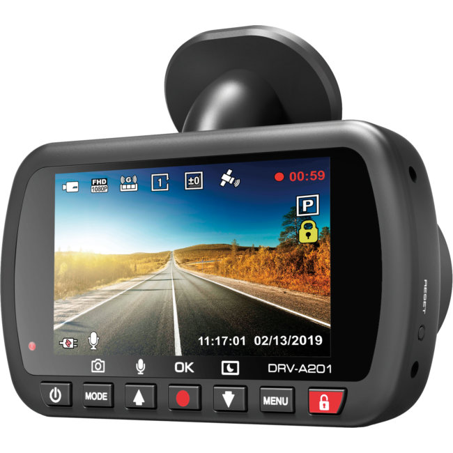 actie verdacht onregelmatig Full HD boordcamera met ingebouwde GPS van Kenwood : Auto5.be