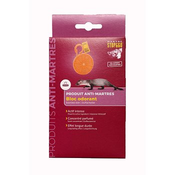 Bloc Odorant Anti Martres Et Rongeurs Stop Go 60 G Auto5 Be