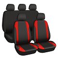 Jeu complet de housses universelles rouges