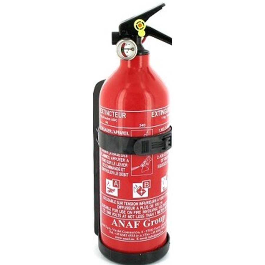 Brandblusser 1Kg + Manometer Auto5 Auto5.be