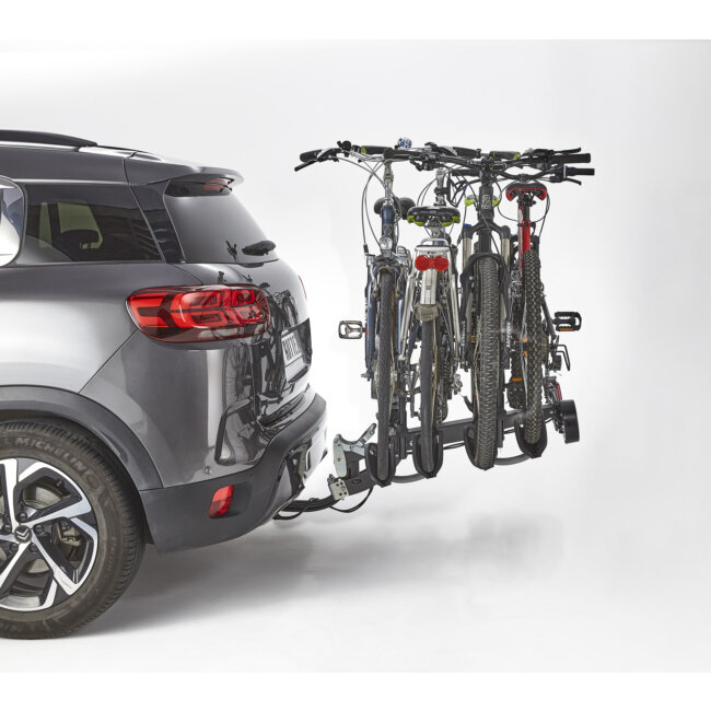 Doe een poging Site lijn Om toestemming te geven MOTTEZ DIANE 4 opvouwbare fietsdrager voor op de trekhaak voor 4 fietsen :  Auto5.be