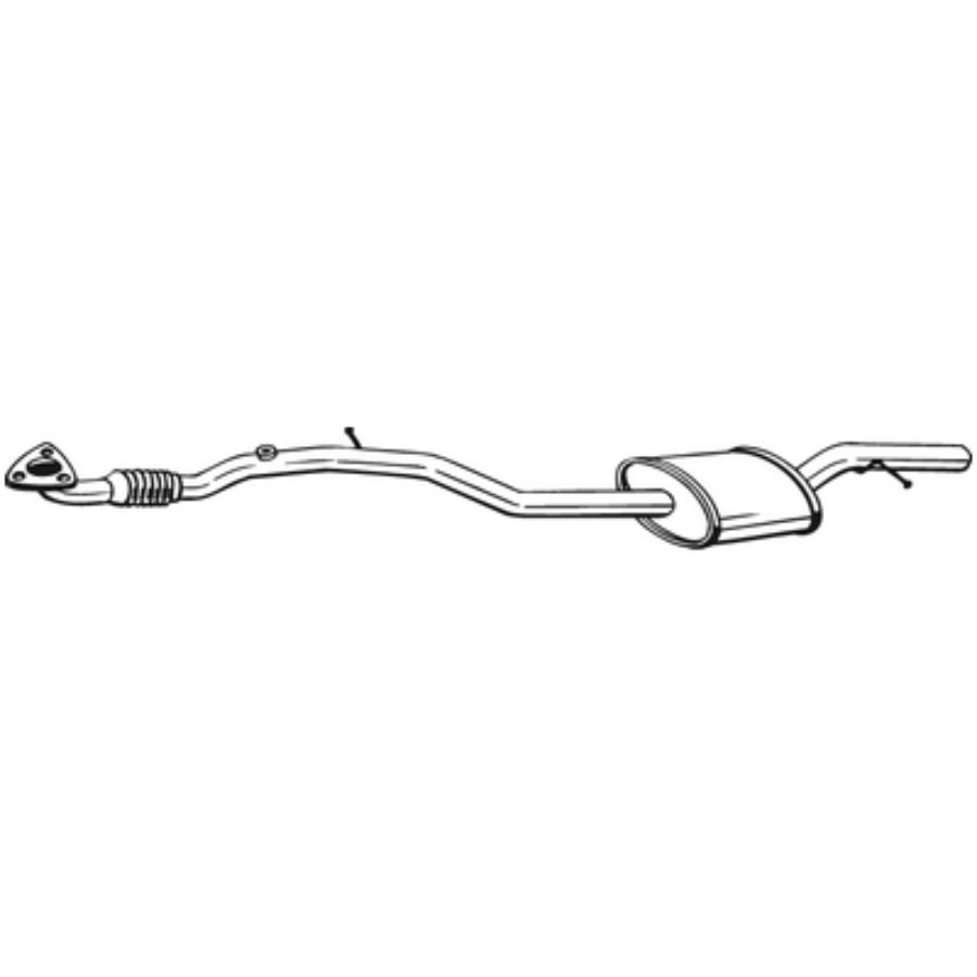 Mittelschalldämpfer BOSAL 284-777 Für Opel Produktbild-Vorschau 3