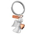 Sleutelhanger META[L]MORPHOSE Angel grijs en roze