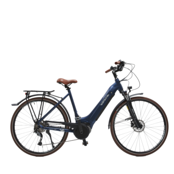 Slim Vriendelijkheid Absoluut Elektrische fiets WAYSCRAL Everyway E450 T53 28" Blauw : Auto5.be