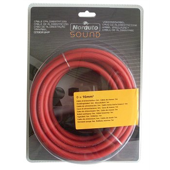 C&acirc;ble d'alimentation 16 mm&sup2; 5 m + 1 m