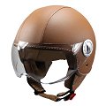 Casque jet Ride 701 cuir marron M