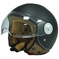 Casque jet Ride 701 cuir noir XL
