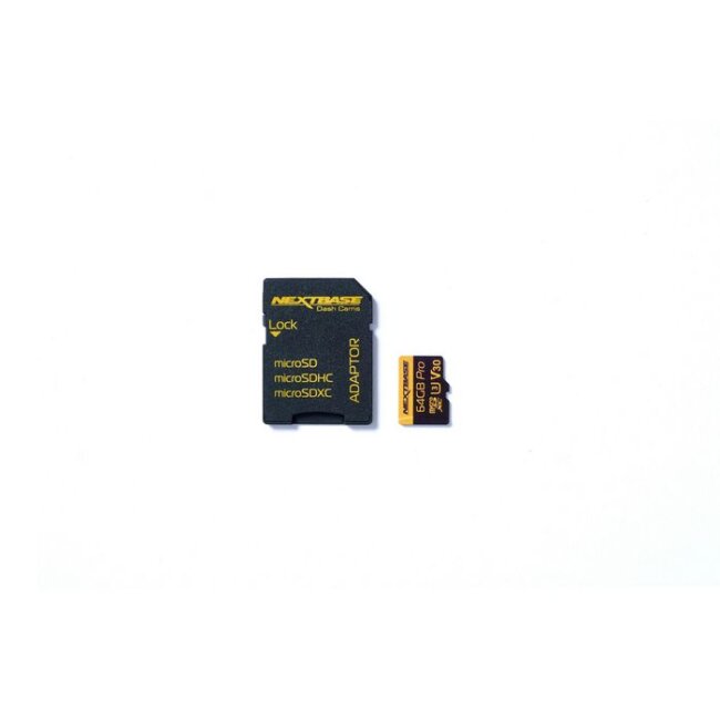 rommel Geval Sinds Micro SD-geheugenkaart met adapter NEXTBASE 64GB : Auto5.be