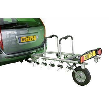 Remorque porte 5 v&eacute;los mono-roue MOTTEZ A352P