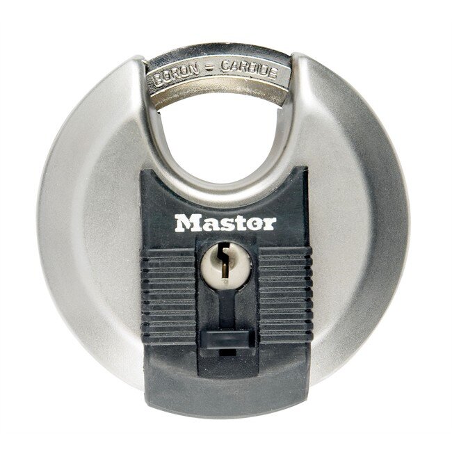 Stalen hangslot sleutel 70 mm MASTERLOCK Excell M40 EURD :
